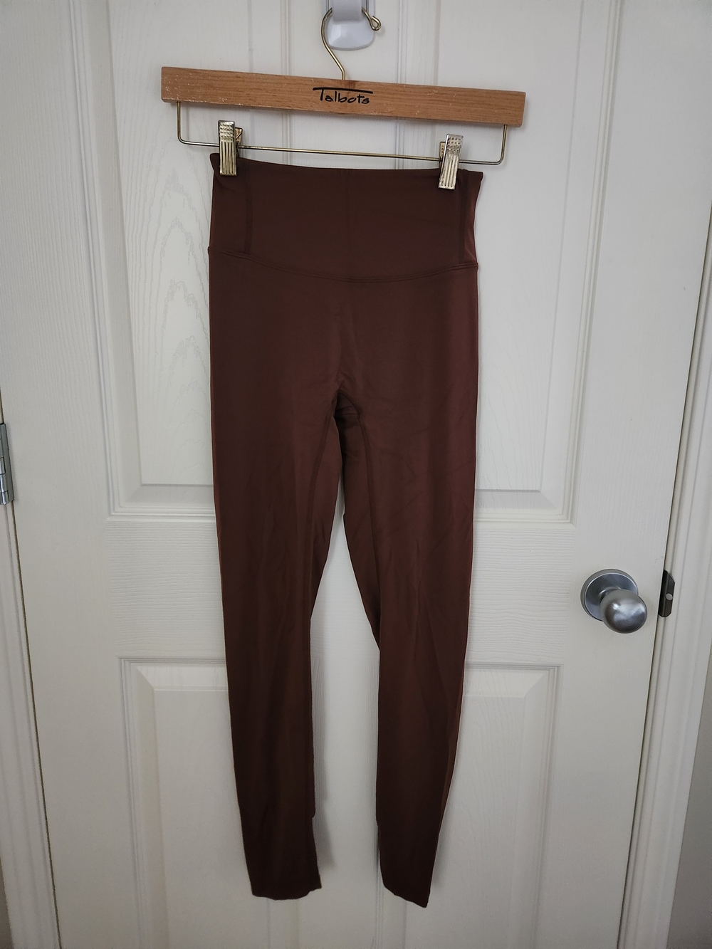 Bare Activewear High-Rise Brown Leggings